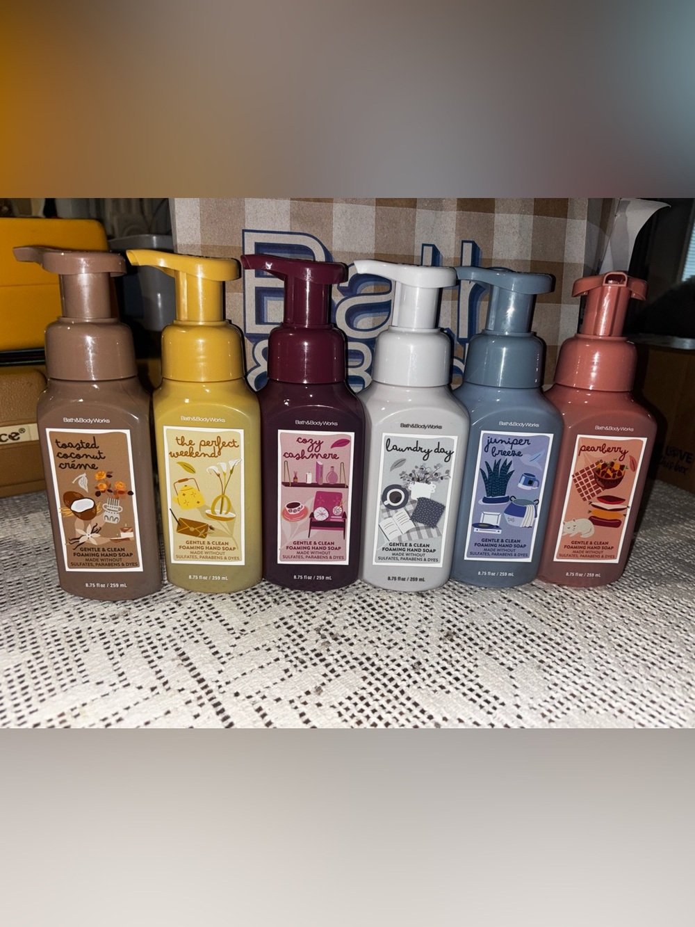 (2025) Bath & Body Works bundle of 6 Foaming Hand Soaps